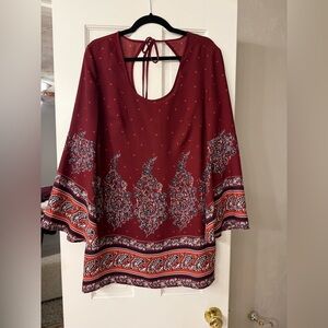 Boho Fesitaval Hippie Shift dress size medium